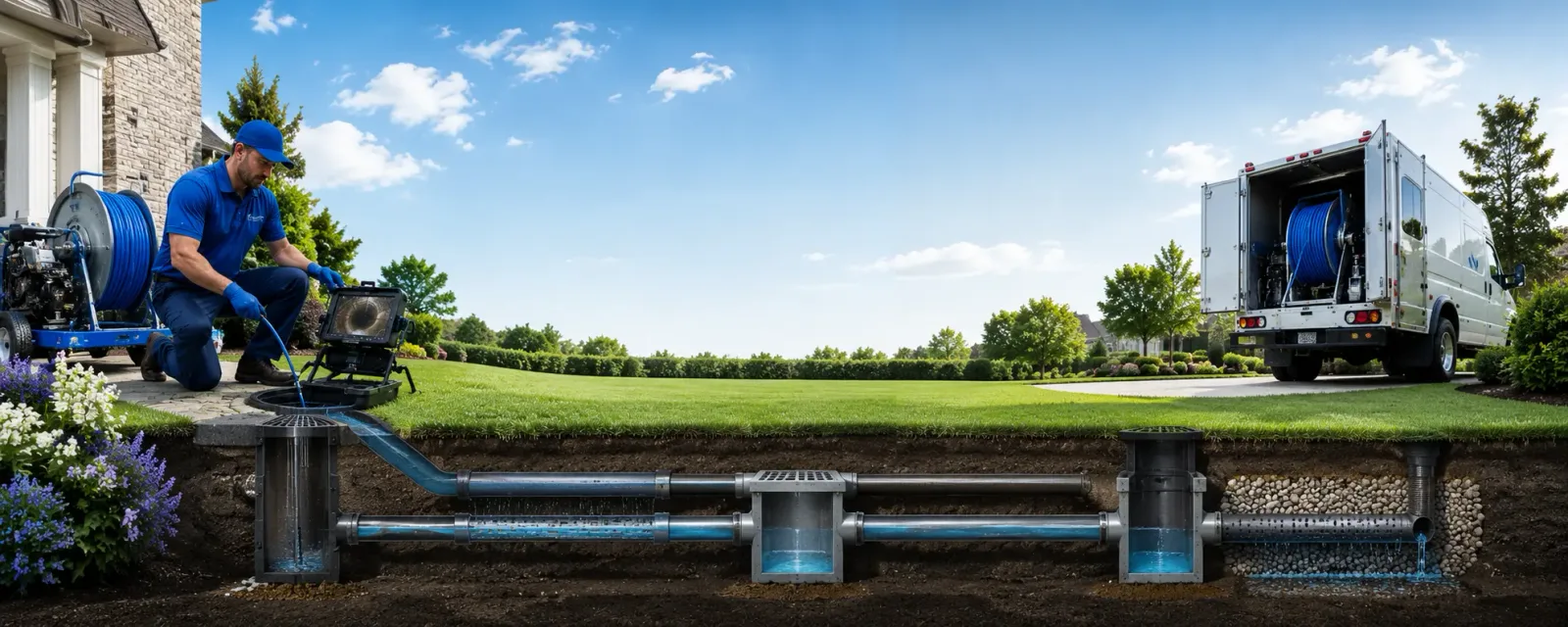Outdoor drain cleaning information for Brockport, NY